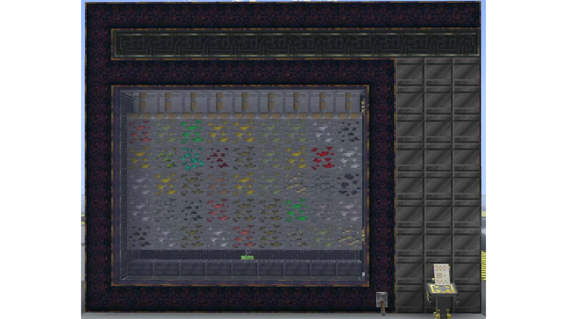 (0.5.4) Early-Stage Automated Mining Rig Using Condensed Ore Lilies to Produce Ore